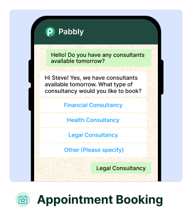 Appointment Booking Chatbot